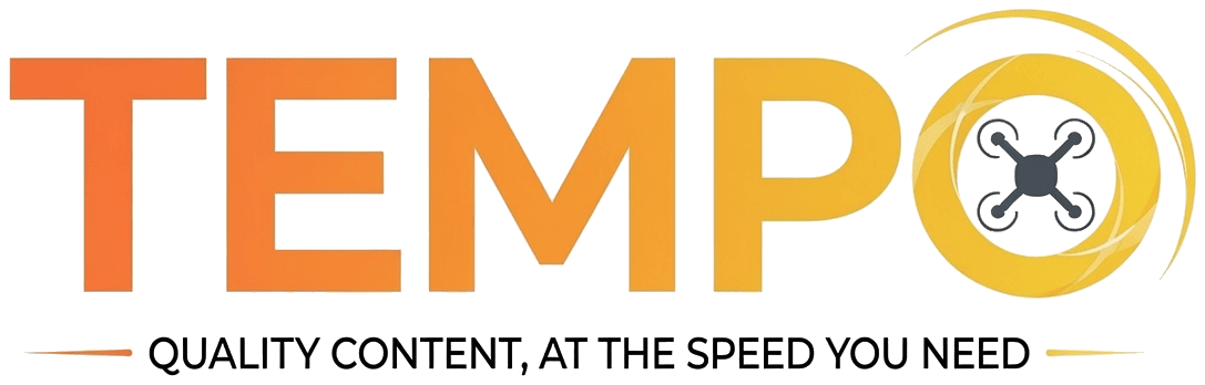 Tempo Social logo, quality content at the speed you need