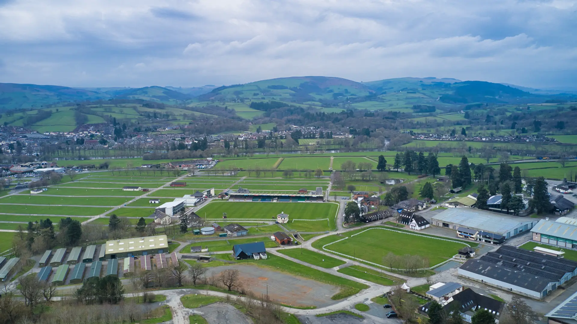 Royal Welsh Show, Wales, drone aerial for EE